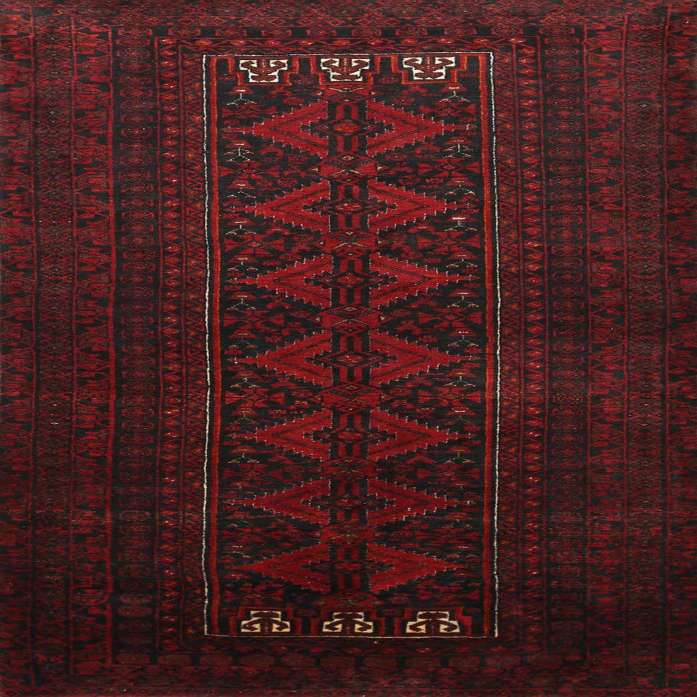 Ahgly Company Indoor Square Traditional Area Rugs, 7' Square