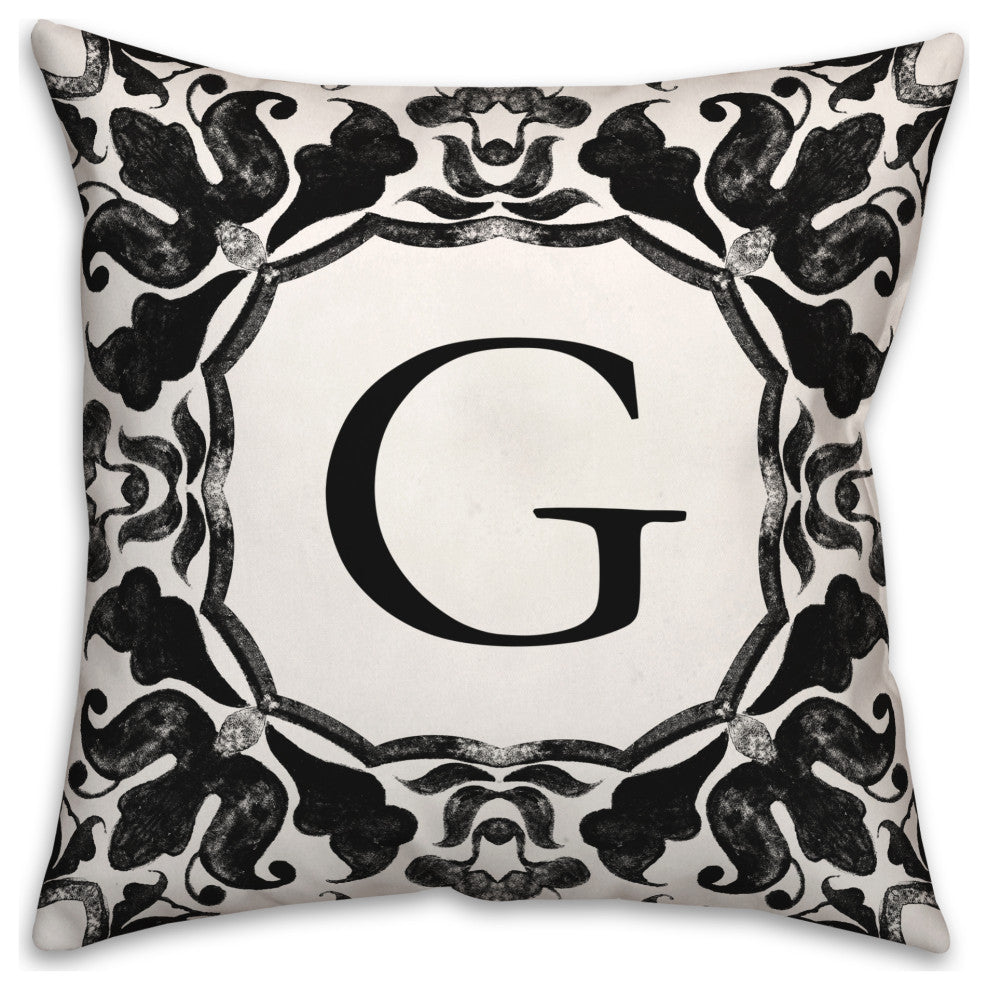 G Monogram 18x18 Indoor / Outdoor Pillow