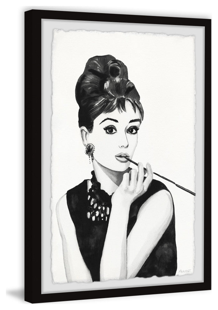 "Fabulous Shirley" Framed Painting Print, 30x45