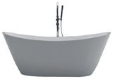 Eviva Bella 60" White Acrylic Free Standing Bathtub