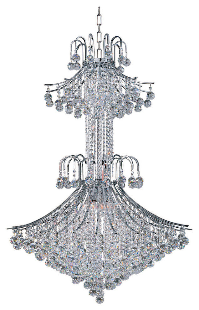 Artistry Lighting Toureg Collection Crystal Chandelier 37x53, Chrome