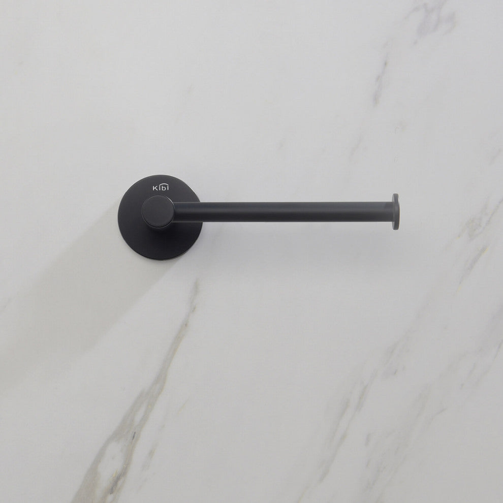 Circular Bathroom Tissue Holder KBA1402, Matte Black
