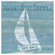"Drift Sailboat" Digital Paper Print by Sue Schlabach, 42"x42"