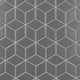 Metro Rhombus Mosaic Floor and Wall Tile, Matte Grey