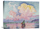"Pink Clouds, Antibes" Stretched Canvas Giclee by Paul Signac, 30"x24"