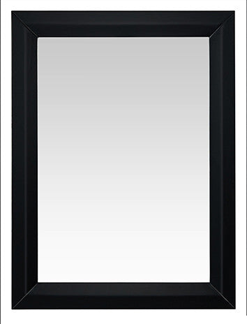 Transitional Framed Mirror, Black Onyx, 24"