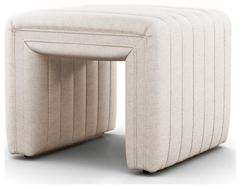 Augustine Ottoman-21"-Dover Crescent