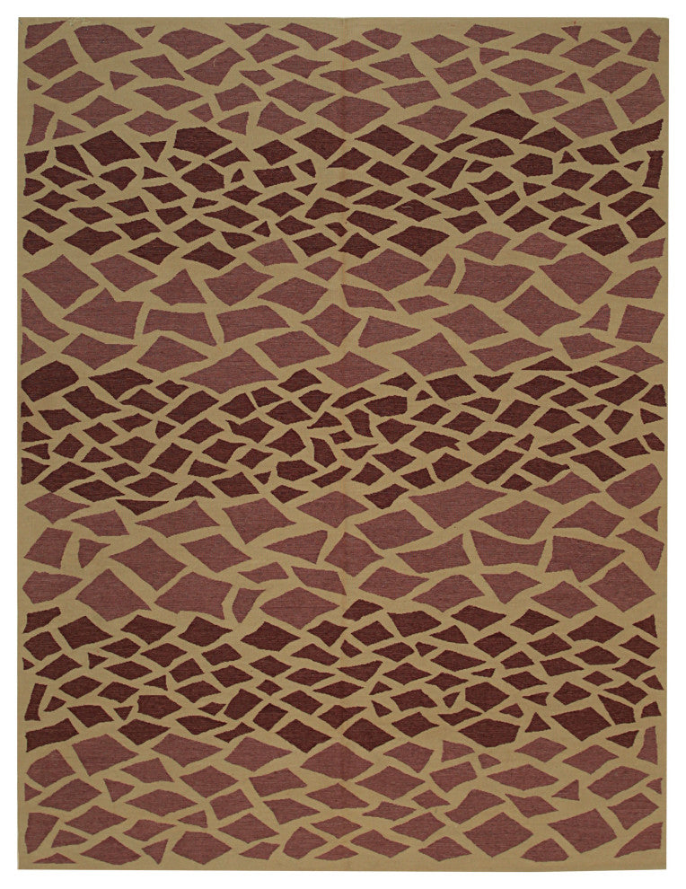 Pink Contemporary Modern Modern Flat Weave Area Rug