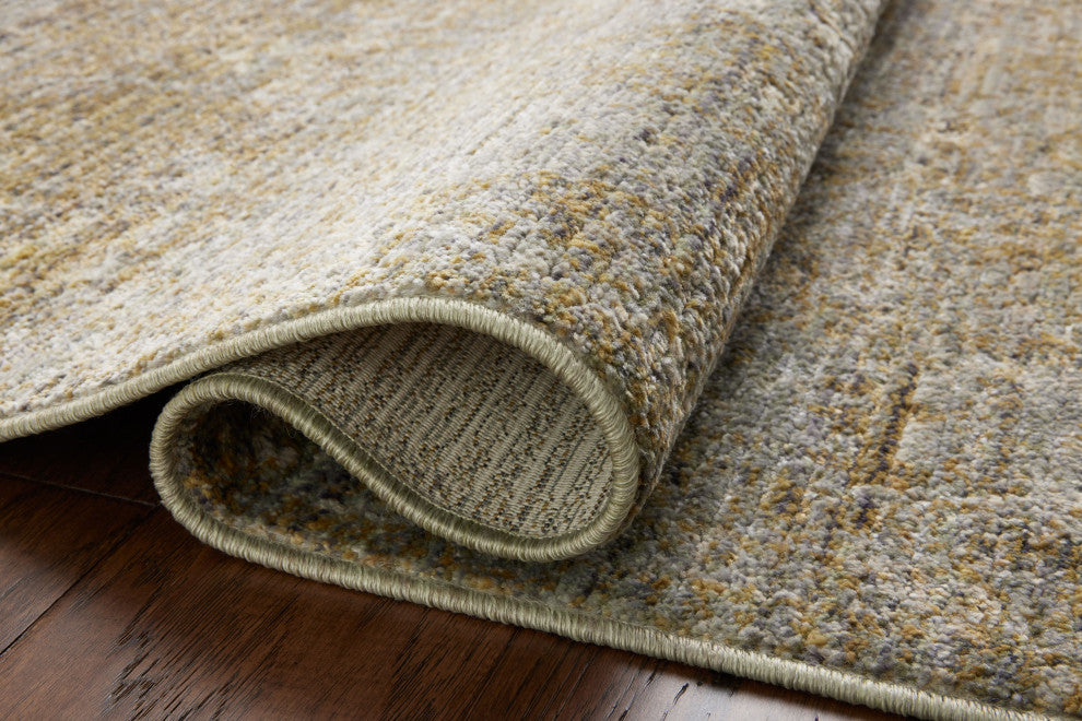 Jean Stoffer x Loloi Bradbury Dove / Gold 11''-6" x 15''-6" Area Rug