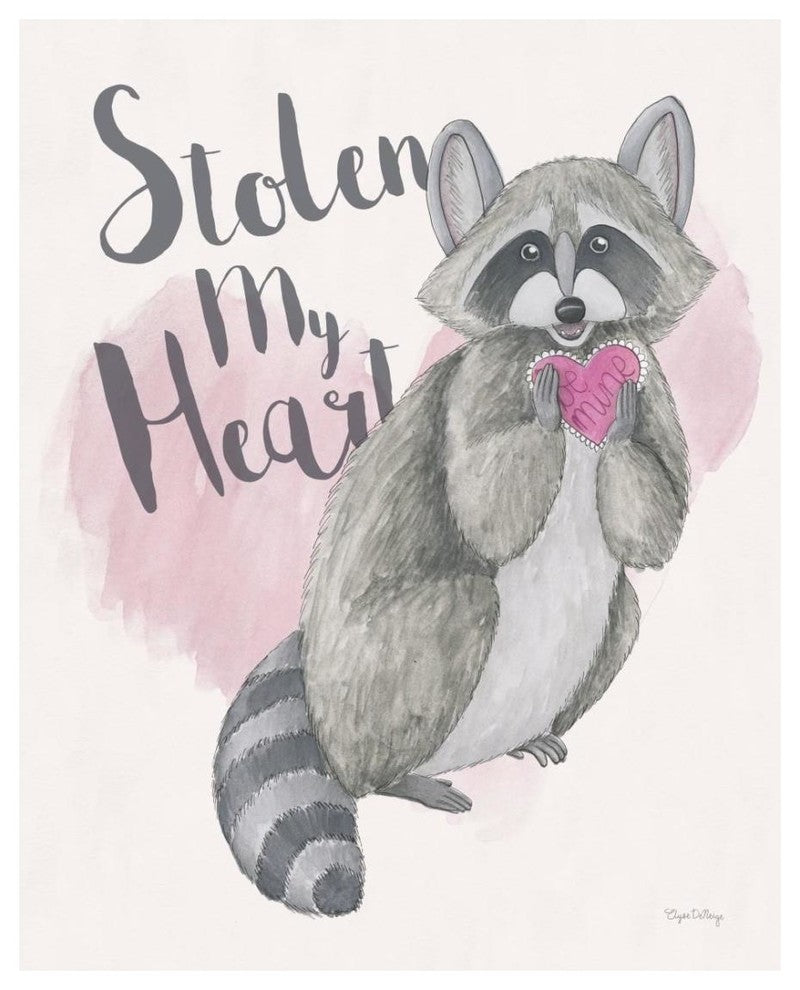 "My Furry Valentine I" Digital Paper Print by Elyse DeNeige, 22"x26"