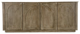 Archie Contemporary Solid Wood Sideboard Finished, North Creek Brown