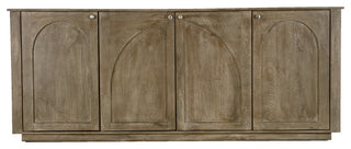 Archie Contemporary Solid Wood Sideboard Finished, North Creek Brown