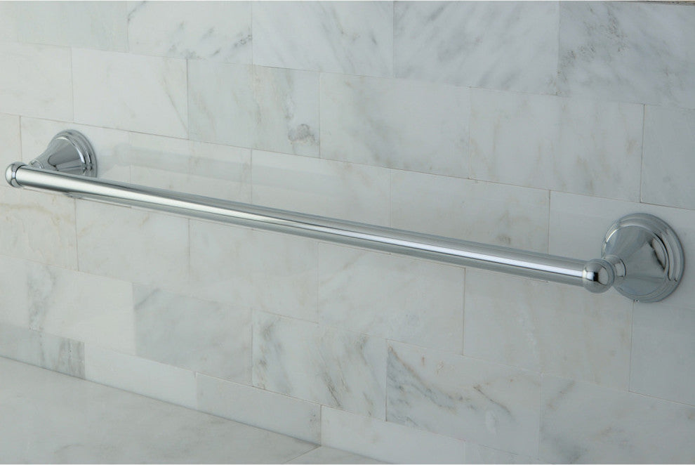 Kingston Brass 24" Towel Bar, Polished Chrome