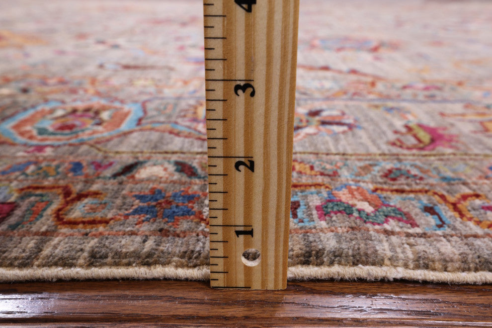 Persian Tabriz Handmade Wool Rug 6' 9" X 9' 6" Q7606