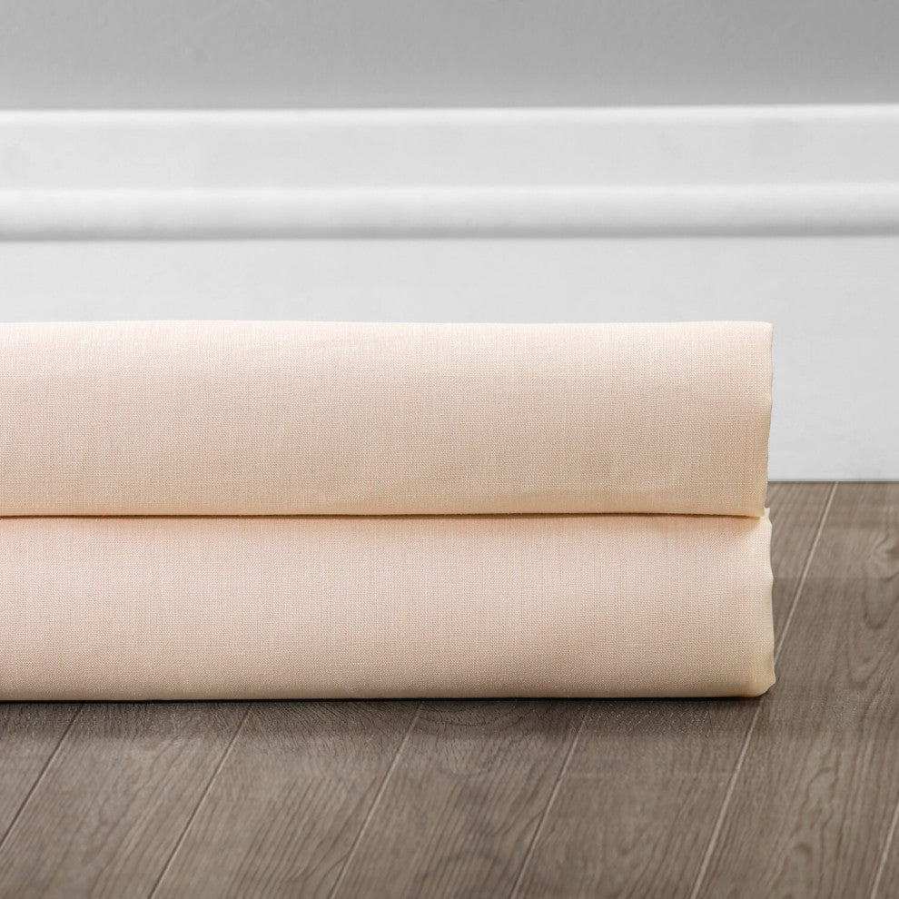 Signature Cherry Blossom Pink Linen Sheer Fabric Sample, 4Wx4L