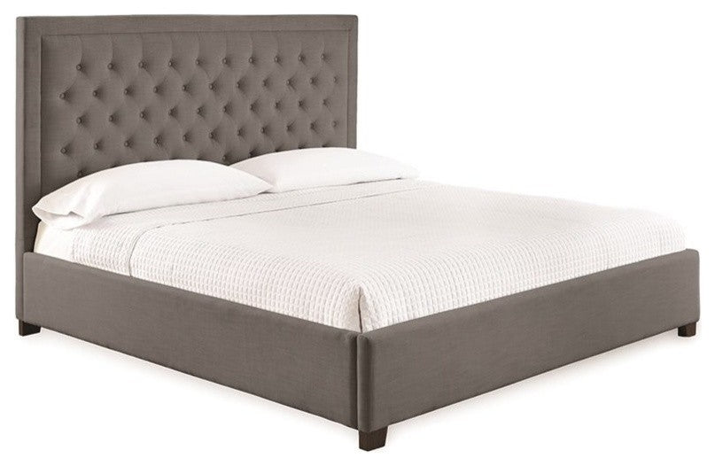 Isadora King Bed, Gray