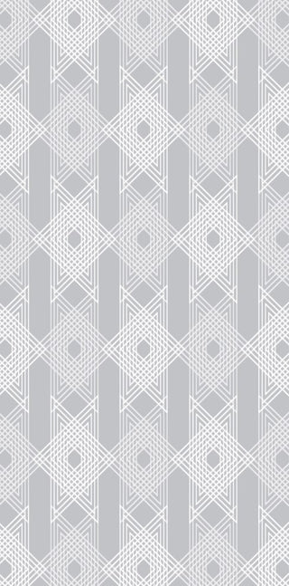 Star Light Decorative Holiday Geometric Print Bath Towel, Gray