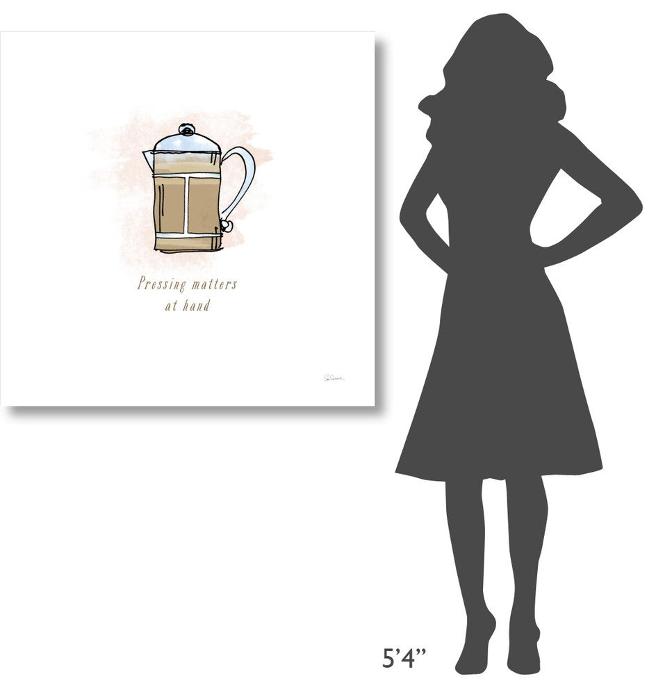 "Good Brew IV" Digital Paper Print by Sue Schlabach, 38"x38"