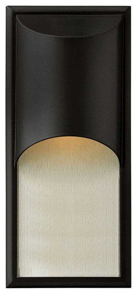 Hinkley Cascade Medium Wall Mount Lantern, Satin Black