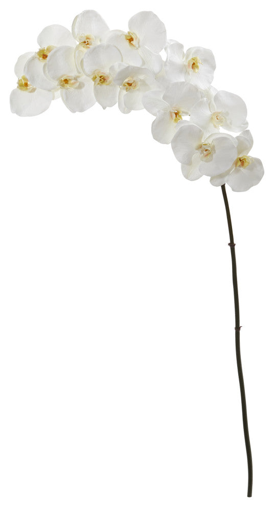 44" Phalaenopsis Orchid Artificial Flower, Set of 3