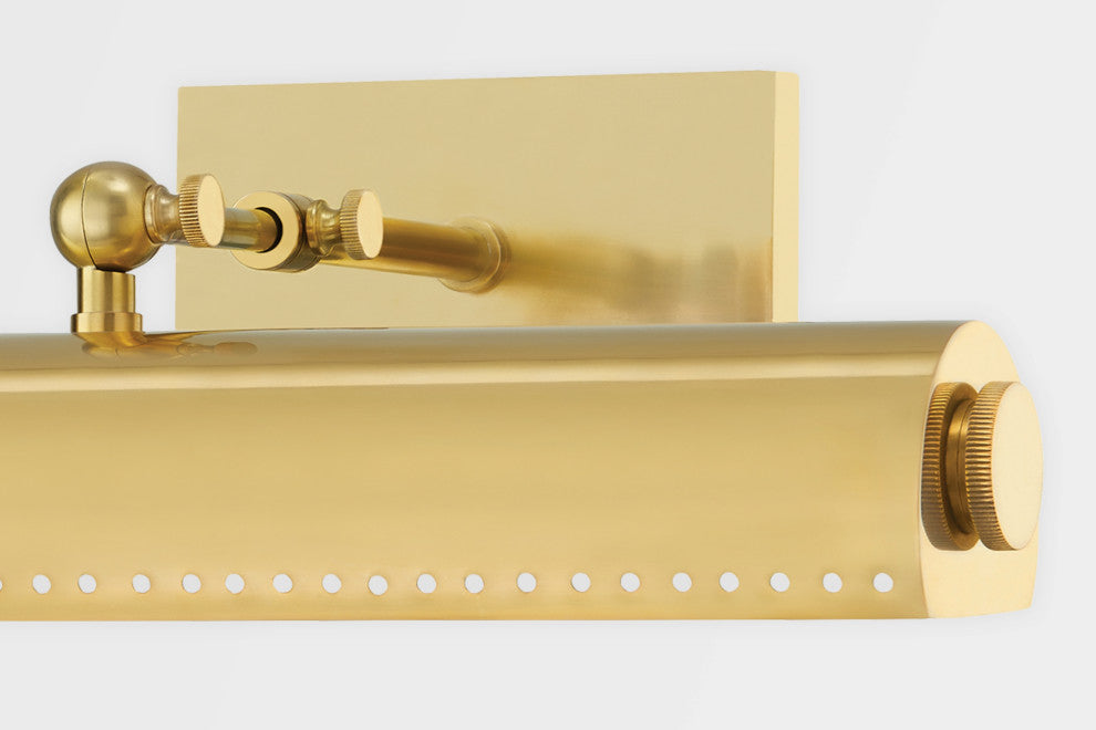 Hampshire 2-Light Medium Picture Light by Mark D. Sikes, Aged Brass Finish