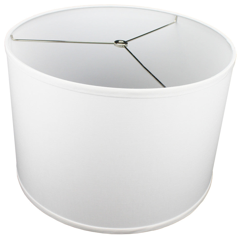 Fenchel Shades, 16"x16"x11" Spider Attachment Drum Lamp Shade, Linen