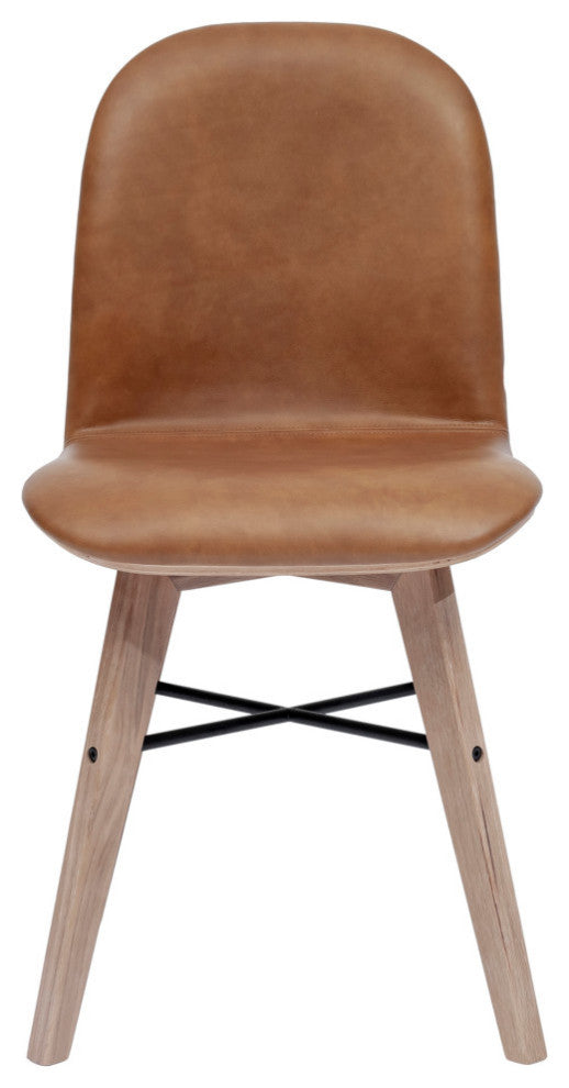 Scandinavian Napoli Dining Chair - M2 - Brown