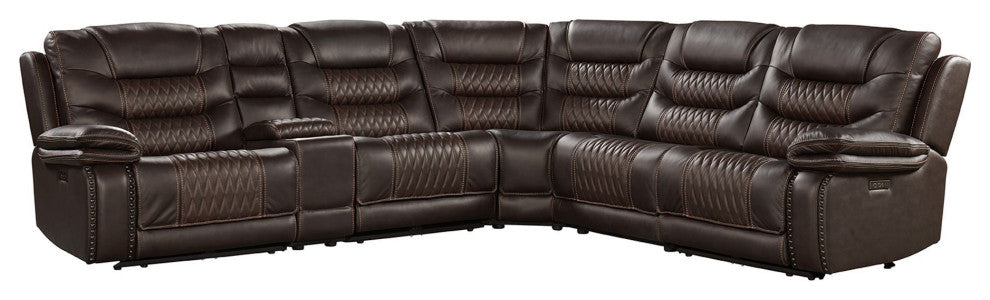 Cody Sofa With Dual-Power Recline and Power Headrest, Light Gray