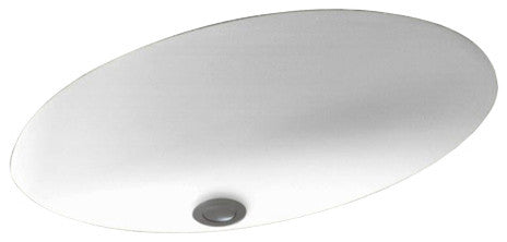Swan 19x16x5 Solid Surface Undermount Bathroom Sink, Mounta Haze