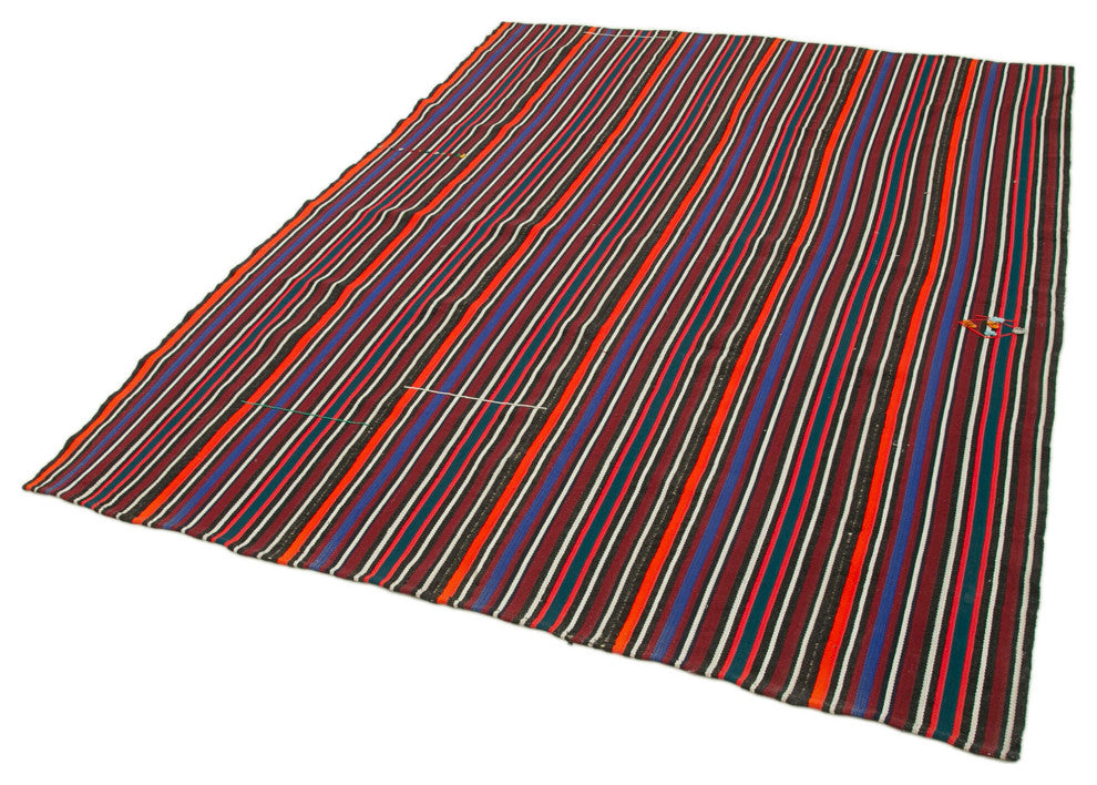 Rug N Carpet - Handmade Oriental 5' 8'' x 7' 9'' One-of-a-Kind Kilim Rug