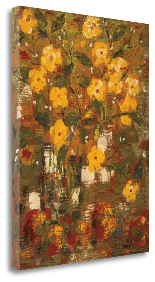 "Yellow Bouquet" By Zivana Gojanovic, Giclee Print on Gallery Wrap Canvas
