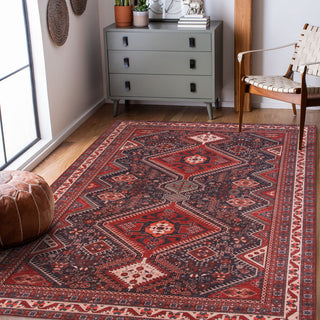 Amer Rugs Myra Georgia MYR-9 Red Power-loomed - 2'8" X 10' Runner Area Rug