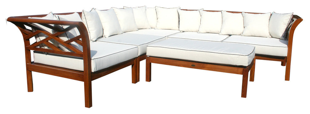 Teak Wood Long Island, Corner Section