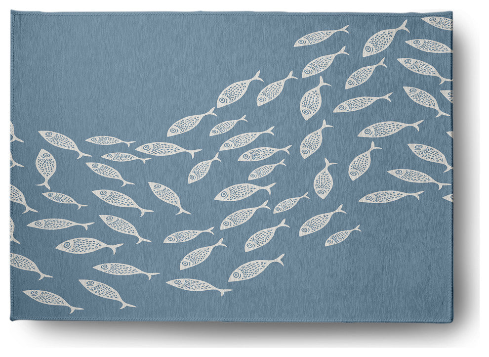 Escuela Nautical Chenille Rug