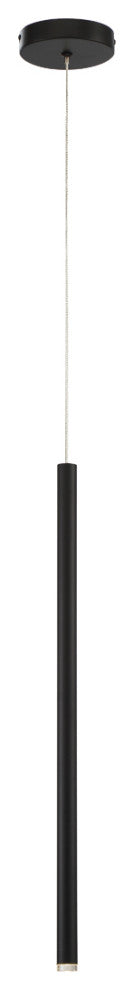 Navada Sleek LED Medium Pendant In Black