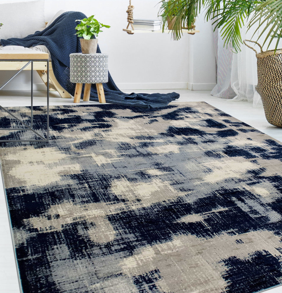 Noori Rug Lagoon Beige/Blue Rug, 8'9" X 12'0"