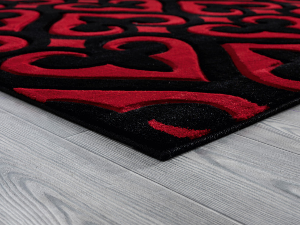 United Weavers Bristol Heartland Red Area Rug 5'3x7'6