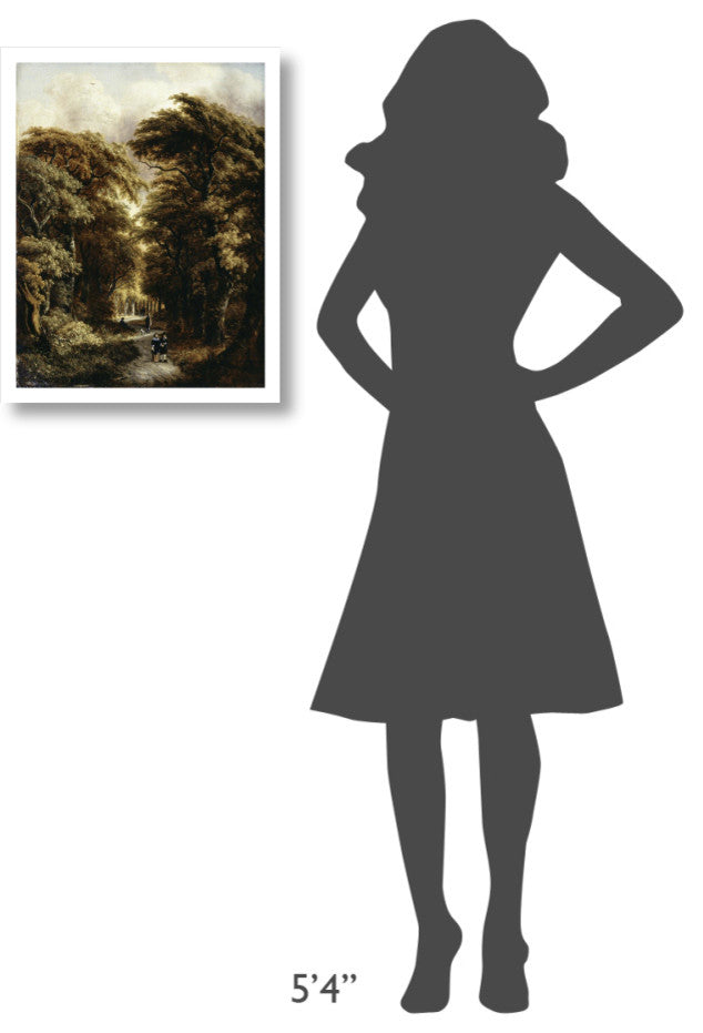 "In The Forest" Digital Paper Print by Gillis Rombouts, 19"x24"