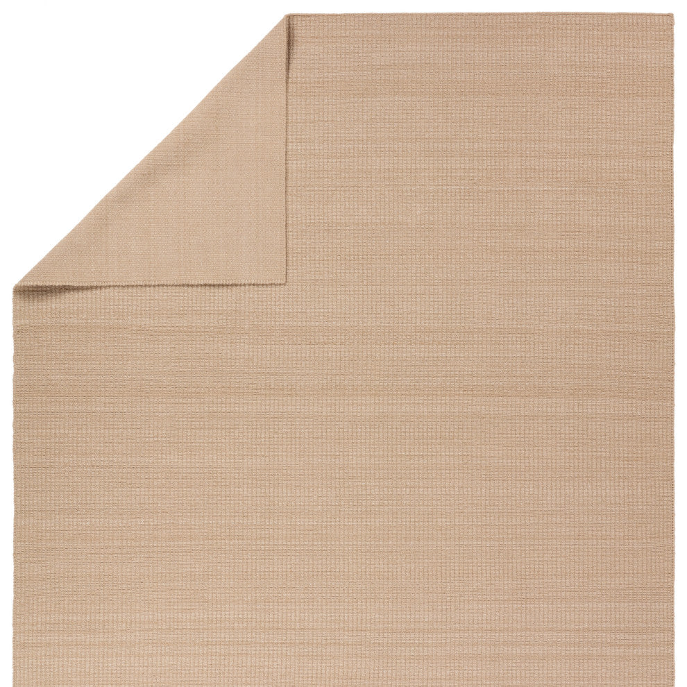 Jaipur Living Facet Handmade Indoor/Outdoor Solid Tan Area Rug 2'X3'