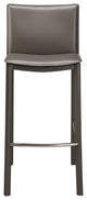Modern Panca Counter Stool 26" Charcoal - Grey