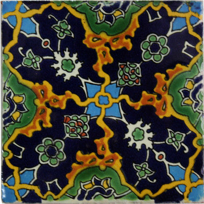 4.2x4.2 9 pcs Syria-Turkish Talavera Mexican Tile