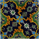 4.2x4.2 9 pcs Syria-Turkish Talavera Mexican Tile