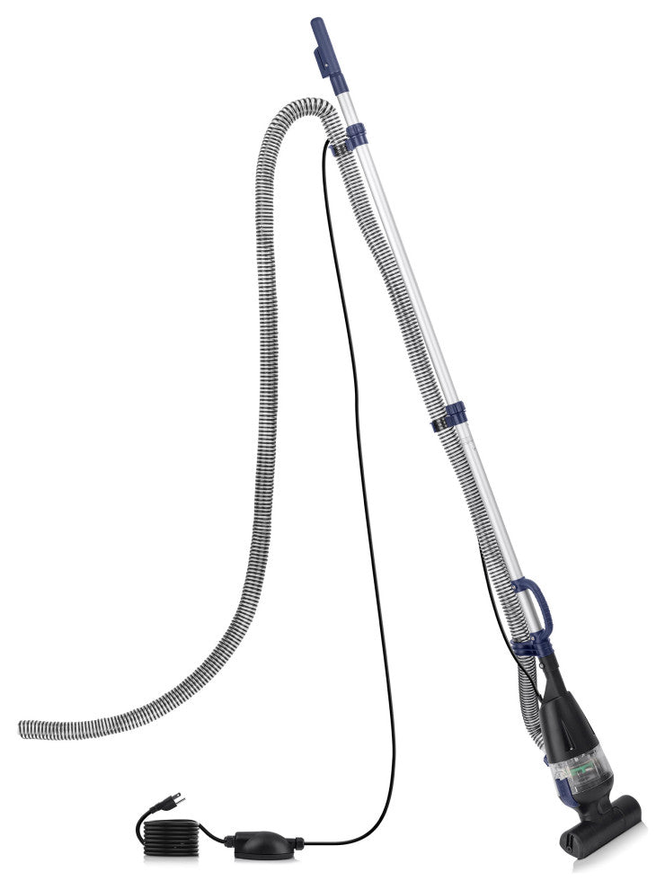 Traditional Pond Vacuum with Adjustable Telescopic Handle and 2 Brush Heads