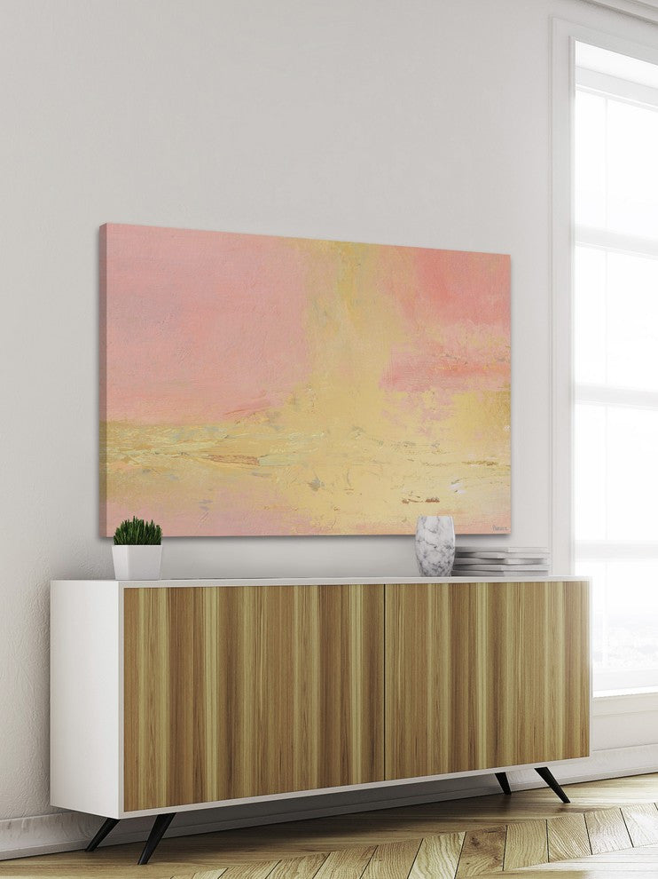"A Vast of Sunrise" Painting Print on Wrapped Canvas, 60"x40"