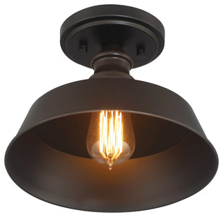 1-Light Ceiling Light, Oil Rubbed Bronze