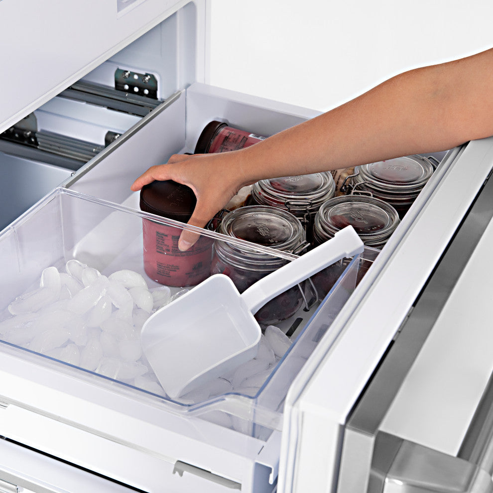 ZLINE 48" Built-in Refrigerator With a Champagne Bronze Handle, RBIVZ-60-CB