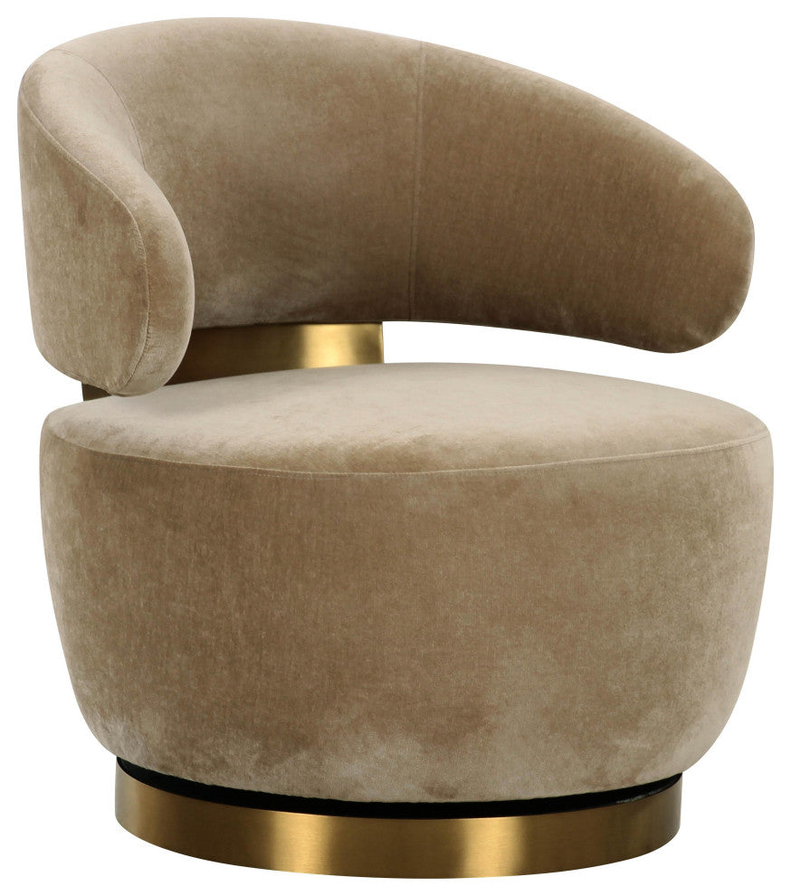 Austin Oat Recycled Fabric Swivel Chair Oat