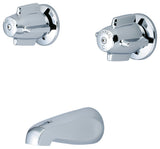 Central Brass Two Handle Tub Set
