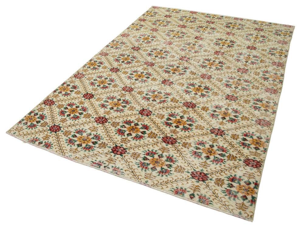 Rug N Carpet - Handwoven Oriental 5' 7'' x 8' 5'' Antique Vintage Rug