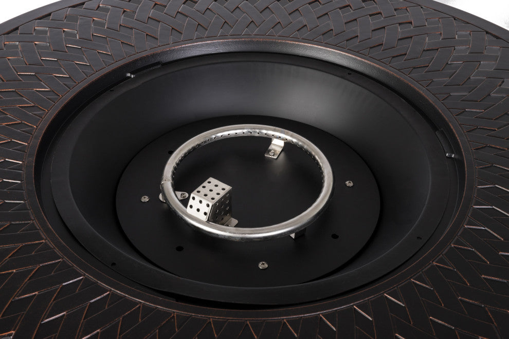 Verona Aluminum Round LPG Fire Pit